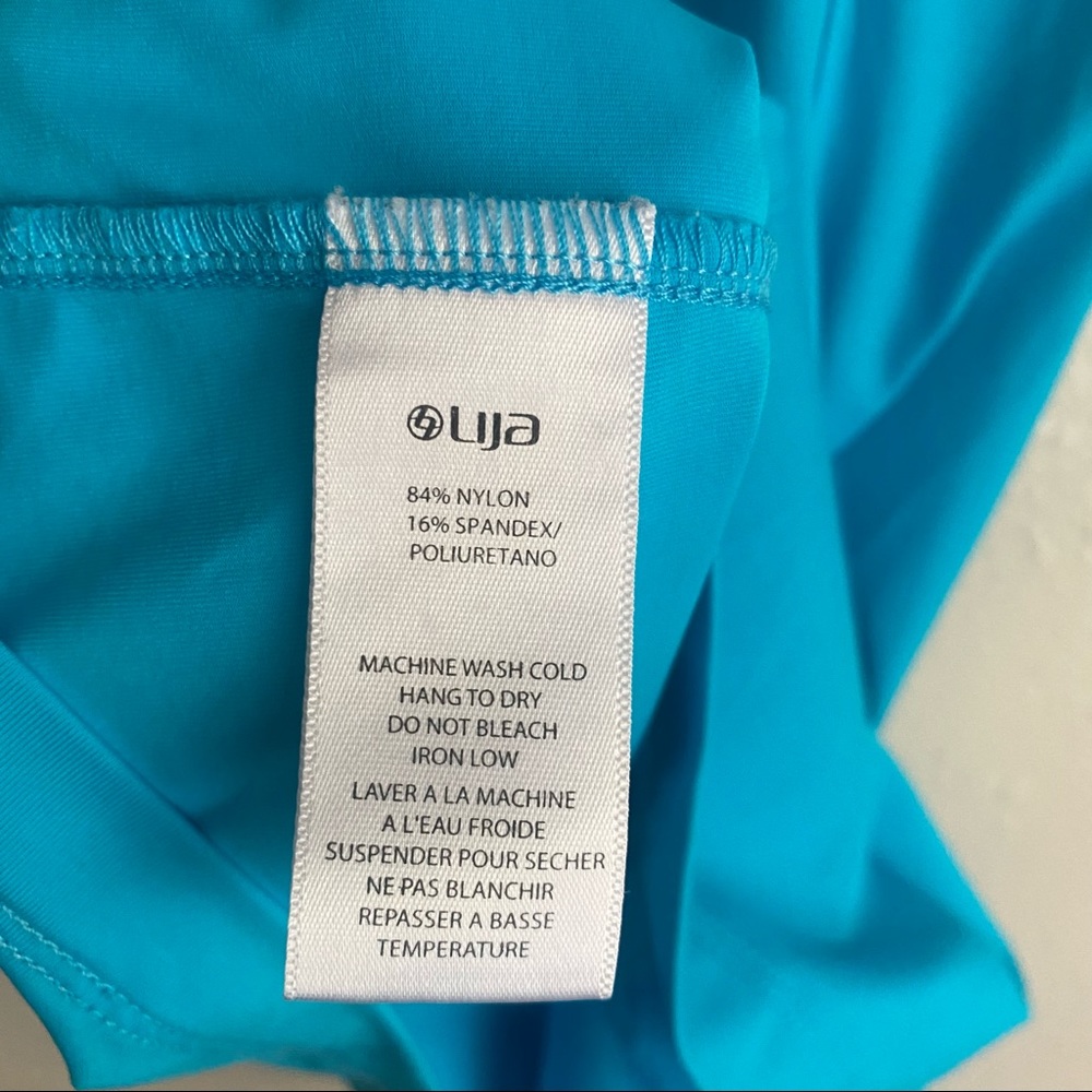 Lija Blue & Black Golf Tennis Workout Tank Top Size Extra Small  XS - Picture 7 of 8